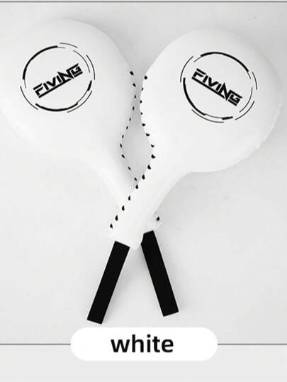 1 pieza Almohadilla de golpeo duradera, Objetivo de ping pong, Objetivo de pierna de pollo - Diseño ergonómico, Almohadilla de boxeo portátil, Objetivo de reacción de boxeo, Diseño grueso, Resistente al impacto y al desgaste, Absorción de impactos y resistencia poderosas, Cómodo, Ligero y flexible para un uso fácil, Objetivo central para mejorar la sensibilidad y la precisión en el entrenamiento de boxeo