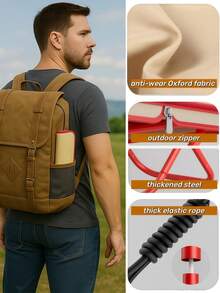 1pc/2PCS Stool,Collapsible Stool,Portable Stool, Camping Stool, Foldable Stool With Storage Bag,Portable Chair, Adult Lightweight Camping Footstool With A Load Capacity Of 330 Pounds, Suitable For Traveling, Fishing And Picnics - Multicolor - View 5