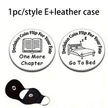 1pc Men's Fun Decision Coin Gift, Christmas Sock Filler, Valentine's Day Birthday Gift,Christmas