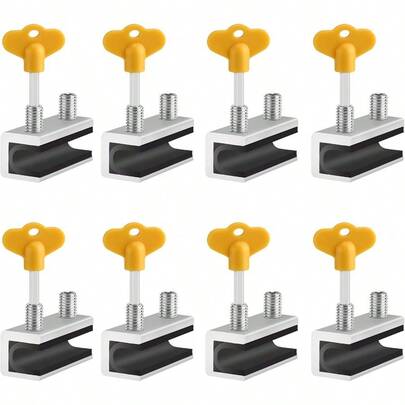 Window Locks 8 Sets Sliding Security Window Lock With Key For Vertical And Horizontal Sliding Windows And Sliding Doors Adjustable Window Locks Security Window Stoppers For Patio Bedroom Home And Office