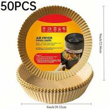 50/100pcs Must - Have Air Fryer Paper Liners: Effortless Cooking With Multiple Benefits