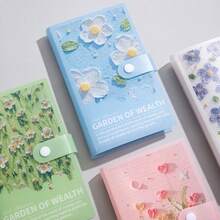 1个透明彩绘小猪存钱罐现金收集笔记本 - 彩色 - 查看 6