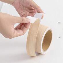 1 件 10 米/393.7 英寸封边带、贴纸自粘装饰、家具桌柜板封边带木纹、灵活耐用的家具修复封边、封边带、剥离胶带、粘性金属封边贴面、柔性条状造型、自粘木纹边缘、封边带装饰胶带用于家具柜门和墙壁、维修方便 - 彩色 - 查看 7