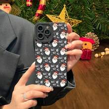 Pantalla completa santa: Lente angel funda completa compatible con la serie Apple funda iPhone14pro funda Apple 13 funda 11/12 compatible con la piel premium funda iPhone15plus funda 14promax Apple 13 funda 12 compatible con la cabeza funda Apple 14 funda 13 funda suave 12 Funda para Apple 15promax - Negro - Ver 6