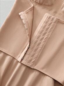 Women's Shapewear Bodysuit, Postpartum Tummy Control, Slimming And Shaping - Apricot - View 9