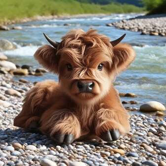 Rustik skotsk höglandsko 2D akrylträdgård, batterifri utomhusgräsmatta konstdekor, festlig djurtema trädgårdsdekoration, plast, marknivådisplay