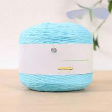 1 Roll/100g Soft Premium Yarn, 16-Ply Medium Thickness - Pastel Colors (Pink, Purple, Yellow, White) - Perfect For Knitting Scarves, Gloves, Sweaters, Hats, Bags And DIY Crafts, Handmade Yarn | Pastel Yarn | Soft Texture - Multicolor - View 30