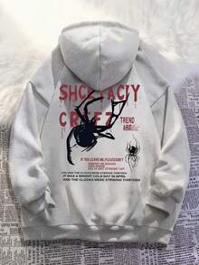 青少年浅灰色纯色抓绒卫衣，百搭设计，保暖舒适，适合青少年男孩，秋冬季穿着