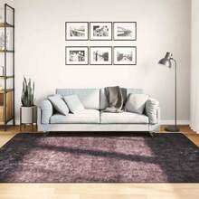 vidaXL Teppich 160x230 Cm Waschbar, Rutschfest, Anthrazit - Xám - Xem 1