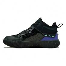Pirma Star 90 Basketball Shoes - BLACK PURPLE - View 5