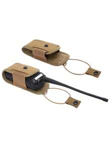 对讲机包、战术对讲机套、便携式腰包、对讲机腰包，配有可调节肩带、按扣和MOLLE附件系统，适用于户外活动、徒步旅行、露营、安保等，也是复活节、独立日、感恩节和圣诞节的理想礼物。 - 彩色 - 查看 8