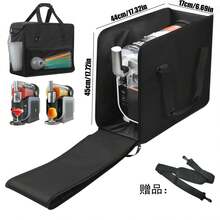 Large Capacity Portable Travel Bag For Frozen Drink Maker, Beverage Hanging Bag, Smoothie Travel Storage Bag - Black - View 7