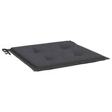vidaXL 4 Stück Gartenstuhl-Kissen In Anthrazit, 40x40x3 Cm, Aus Oxford-Gewebe - Grey - View 5