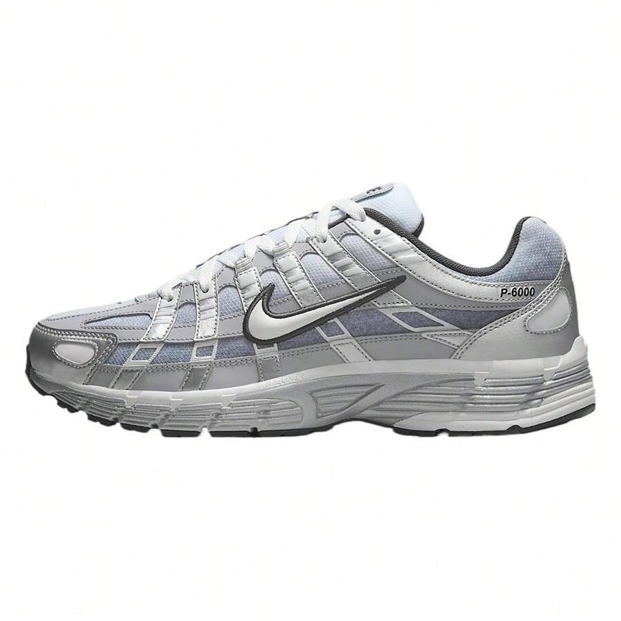 Men's Nike P-6000 Metallic Silver/Summit White (IH4465 095) - 灰色 - 查看 1