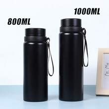 1L Thermal Water Bottle Keep Cold And Hot Water Bottle For Water Tea Coffee Vacuum Flasks Stainless Steel Bottle Back To School