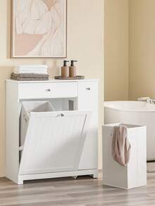 SoBuy Bathroom Cabinets, Tall Cabinet, Narrow Cabinet, Cabinet With Baskets