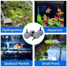 Air Stones For Ponds 2 Inch Long Lasting Aerator Oxygen Diffuser Air Pump Accessories For Aquariums Fish Tanks Hydroponics And DWC Reservoirs 4 Pack - như hình ảnh - Xem 6