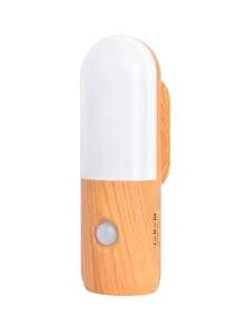 USB Rechargeable LED Motion Sensor Light, White, Wall-Mounted Flashlight, Portable Staircase Corridor Bedroom Bathroom Night Light - 彩色 - 查看 14