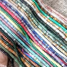 2x4mm Natural Stone Crystal Agate Abacus Beads, Round Beads, Flat Beads, Suitable For Jewelry Making, DIY Charm Bracelets, Necklaces, Fashionable Earrings Accessories, And Decorative Beads For Creative Expression - 2*4mm Abacus Beads - View 9