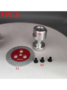 Đĩa cắt mini 2 inch/50mm M14 có mặt bích, đĩa cắt đá quý và gốm sứ, thích hợp để cắt gạch, đá cẩm thạch và đá granit, đĩa cắt khắc mini, máy cắt gạch | lưỡi cưa | phụ kiện dụng cụ cắt sửa chữa nhà cửa, gia công chính xác, cắt đá cẩm thạch, đĩa nhỏ gọn, cấu trúc chắc chắn, vật liệu chống mài mòn, dụng cụ chuyên nghiệp, đĩa khắc, nhà thầu chuyên nghiệp, người đam mê tự làm. - Nhiều màu - Xem 7