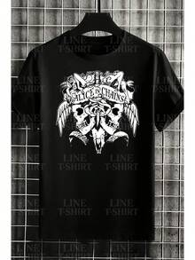 Alice In Chains Rock Band T-Shirt, Grunge, International Music, Unisex, Men's/Women's, 100% Cotton, Top Premium Streetwear, New Release, Immediate Shipping, Various Colors!! Plus Size - 愛麗絲囚徒8 - 查看 1