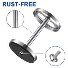 Brushed 18/8 Stainless-Steel Toothbrush Holder Stand: Rustproof Bathroom Countertop Organizer, 4 Ventilated Slots Hold Manual Toothbrushes, Razor, Toothpaste Tube, Non‑Slip Compact Sink Caddy{Inchcolor_nameinch:InchSilverinch} - Silver - View 6