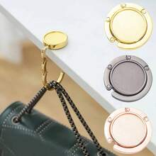 金屬圓形提包掛鉤，便攜式手提包掛鉤禮物，禮品，配飾，為青少年女孩，女大學生，新手和白領工人裝飾，學校用品老師禮物，返校季老師裝飾。