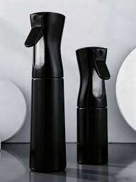 Frasco pulverizador automático de névoa fina contínua de alta pressão, 1 unidade, 10ml/200ml/300ml, ferramenta para estilização de cabelo, adequado para banheiro, quarto, cozinha, penteadeira, salão de beleza, suprimentos e acessórios de cabeleireiro, pulverizador multiuso, frasco recarregável