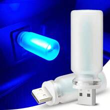 2025 USB Interior Car Lights Ambient Atmosphere Lighting Mood Lamps Plug-In USB Retro Car Lamps Touch LED Light For Car - Frosted - View 4