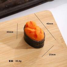 Süße Sushi Kühlschrankmagnet Japanisches Essen Magnete für Kühlschrank Whiteboard, Fake Sushi Lebensmittel Spielzeug für Puppenhaus Kuchen Küchendekoration Geschenke