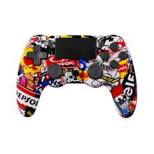 GAMINJA P47 Wireless Controller, Compatible With P4/P4 Slim/P4 Pro/PC, Dual Vibration, Speaker, 6-Axis Gyroscope, Headphone Jack, Touchpad - Multicolor - View 17