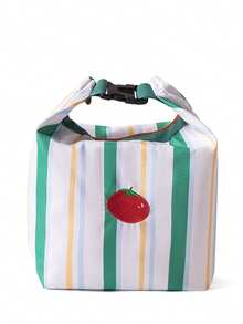 1 Peça Bolsa Térmica Minimalista e da Moda, Adequada para Trabalhadores de Escritório, Caixa de Bento de Grande Capacidade para Acampamento ao Ar Livre, Piquenique, Organização de Alimentos de Cozinha, Escola ou Trabalho - Sem Contato com Alimentos, 4 Opções de Cores Bolsas Térmicas Bolsa Térmica Caixa de Almoço Lancheira para Mulheres para Homens Essenciais de Viagem - Multicolorido - Visão 14