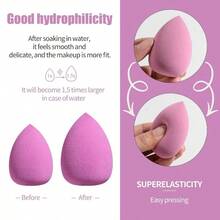 10 Pcs Premium Sponges Foundation - Sponge Set With Finger Puffs Multi - Purpose Use, Travel Essential Daily,Cheap,Valentine's Day,Cheap Items,Travel,Travel Essential,Room Decor,Valentine's Gift,Cheap Stuff,Room,1 Dollar Items,Vacation Essentials,Gifts For Women,Bedroom,Valentine,99 Cent - Diamond - View 5