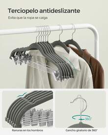 SONGMICS Standard Hanger - Xám - Xem 4