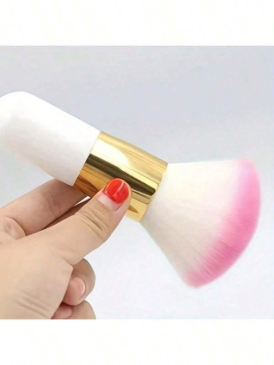 1, Tay cầm thoải mái, Chuyển màu hồng, Lông mềm, Sơn, Cọ phấn má hồng, Cọ phủ bụi móng tay, Dụng cụ trang điểm, Năm mới, Ramadan, Làm đẹp ngày lễ