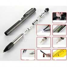 9-in-1 Multifunktionsstift - Praktischer Kugelschreiber mit integrierten Werkzeugen