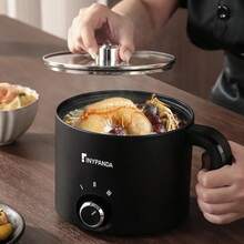 RAF 1-2 Person Multifunctional Electric Rice Cooker & Hot Pot, 1.8L Capacity, Non-Stick Coating, Dual Temperature Control, Ergonomic Handle, Suitable For Dorm And Office Cooking