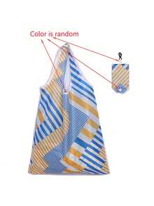 1pc Reusable Shopping Tote Shopping , Large Capacity Polyester Portable Folding For Travel ,Makeup ,Cosmetic ,Vacation Organizer,Large Capacity Makeup Organizer Makeup Case, For Lipstick, Brush, Skincare, Mobile Phone, Coin, Small Items, For Home,Gift,Vacation And Festival Halloween Christmas Multifunctional Use,Boho Vibes