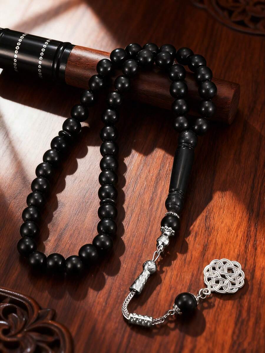 1 pieza Pulsera de cuentas de rosario vintage, para accesorios de rezo y adoración - Con cuentas A - Ver 1