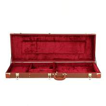 Replacement 82303602 Electric Guitar Case  Brown Square PU Hard Case, Fits ST TL Burning Fire 170 Style Guitars - 預設 - 查看 2