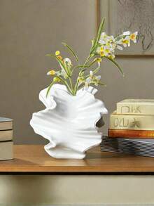 Korallen Vase Dekoration, luxuriöse florale dekorative Vase, moderne Vase, geeignet zum Aufstellen auf Schreibtischen, in Wohnzimmern, auf Couchtischen, in Büros und für Hochzeiten, ideal für Zuhause, Schlafzimmer Dekoration - Verschiedenfarbig - Übersicht 13