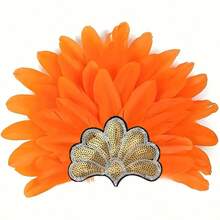Women's Feather Headpiece Feather Sequin Headwear Carnival Headpiece Costume Showgirl Accessories Halloween