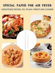 500 miếng giấy lót dùng một lần cho nồi chiên không dầu, giấy lót rổ chiên không dầu, cốc giấy nướng, khay nướng, phụ kiện lò nướng, dụng cụ làm bánh, đồ dùng nhà bếp, đồ dùng nhà bếp, quà tặng ngày Valentine, quà tặng năm mới - Nhiều màu - Xem 5