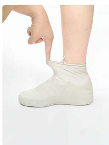 1Pair Waterproof Thickened Non-Slip Shoe Covers For Men & Women, Outdoor Rubber Latex Shoe Covers,Reusable Non-Slip Rain Boots For Outdoor Use