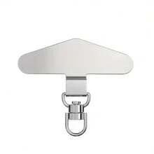 Customized Mobile Phone Pad With Name And Content Markings, Mobile Phone Lanyard Piece, Stainless Steel 360 Degree Rotating Clip, Metal Hanging Chain, Metal Stainless Steel Clip, 360 Degree Rotatable Triangle Universal Hanging Piece, Buckle, Anti Loss And Hanging