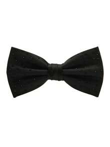 1pc Solid Color Polyester Men's Rhinestone Bow Tie, Essential For Banquet, Shiny Rhinestone Design High-End Suit Accessory - Multicolor - View 8
