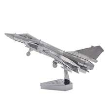 Kit de Modelo de Quebra-cabeça Metálico 3D - Aeronave Militar e Navio de Guerra Realistas, Modelo de Veículo Desafiador para Adultos e Adolescentes, Presente Educacional de Hobby e Decoração de Mesa, Modelo Mecânico, Avião da Segunda Guerra Mundial, Dirigível/Zepelim - Multicolorido - Visão 5