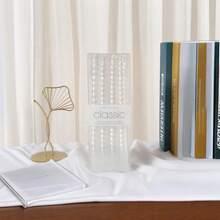 4 件/盒 2.0*25 厘米螺纹蜡烛棒，无烟无味，适用于家庭、餐厅、求婚和婚礼装饰、房间装饰、礼物