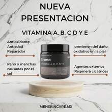 ¡Recomendado100gr Crema vitaminas para Hombres; Antioxidante, Antiedad,Reparador.¡Top de Temporada - 1 - Ver 3