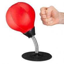 1pc Heavy-Duty Desktop Punching Bag - Suction Cup Mounts To Desk, Office Boxing/Kickboxing Bag, Portable Punch Pad For S, Coworker Gift - Compatible With /Wall/Ceiling